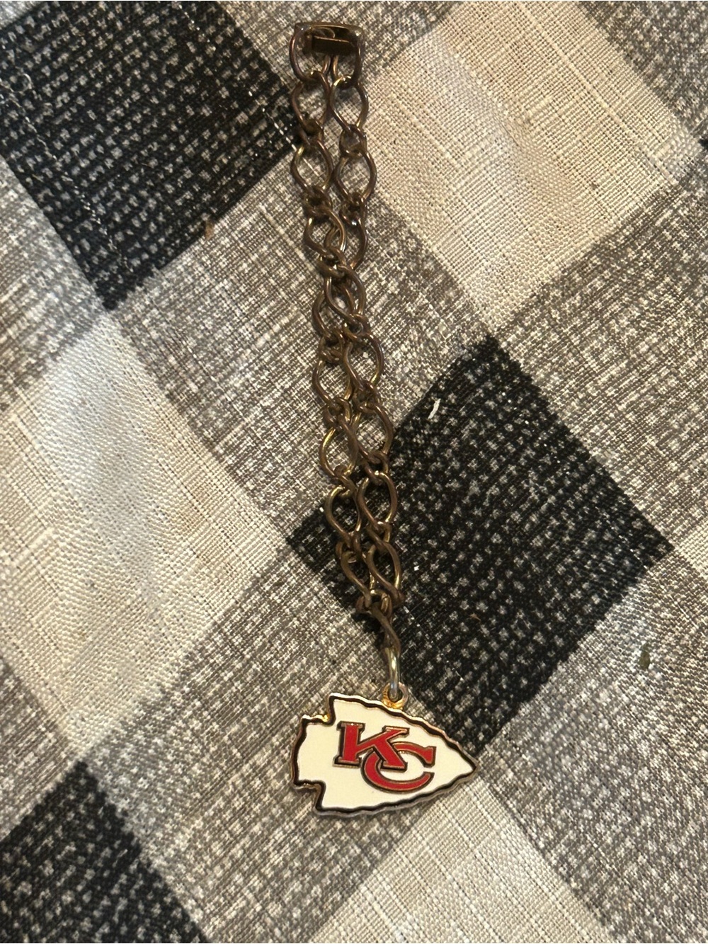 Vintage Kansas City Chiefs Bracelet. 2002. NFL
